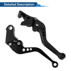Adjustable Short Brake Clutch Levers for Honda Fury/VTX1300CX (2009–2018) Black