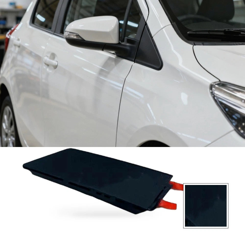 Set of 2 Exterior Rearview Mirror Upper Trim Strips for Toyota Yaris (2008–2013)