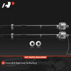 2X Front Inner Tie Rod End Kit for Ford Escape Mazda Tribute (2001-2012)