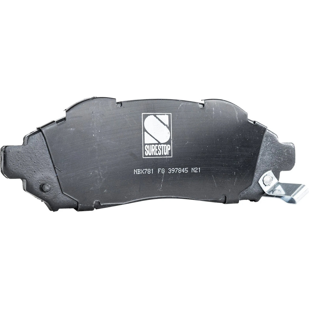 Set of 4 Front Ceramic Brake Pads for Nissan Frontier, Pathfinder