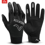 Touch Screen Full Finger Motorcycle Gloves for Cycling