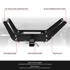 2" Tow Hitch Winch Mount for Class 4 (12000 lb Capacity)