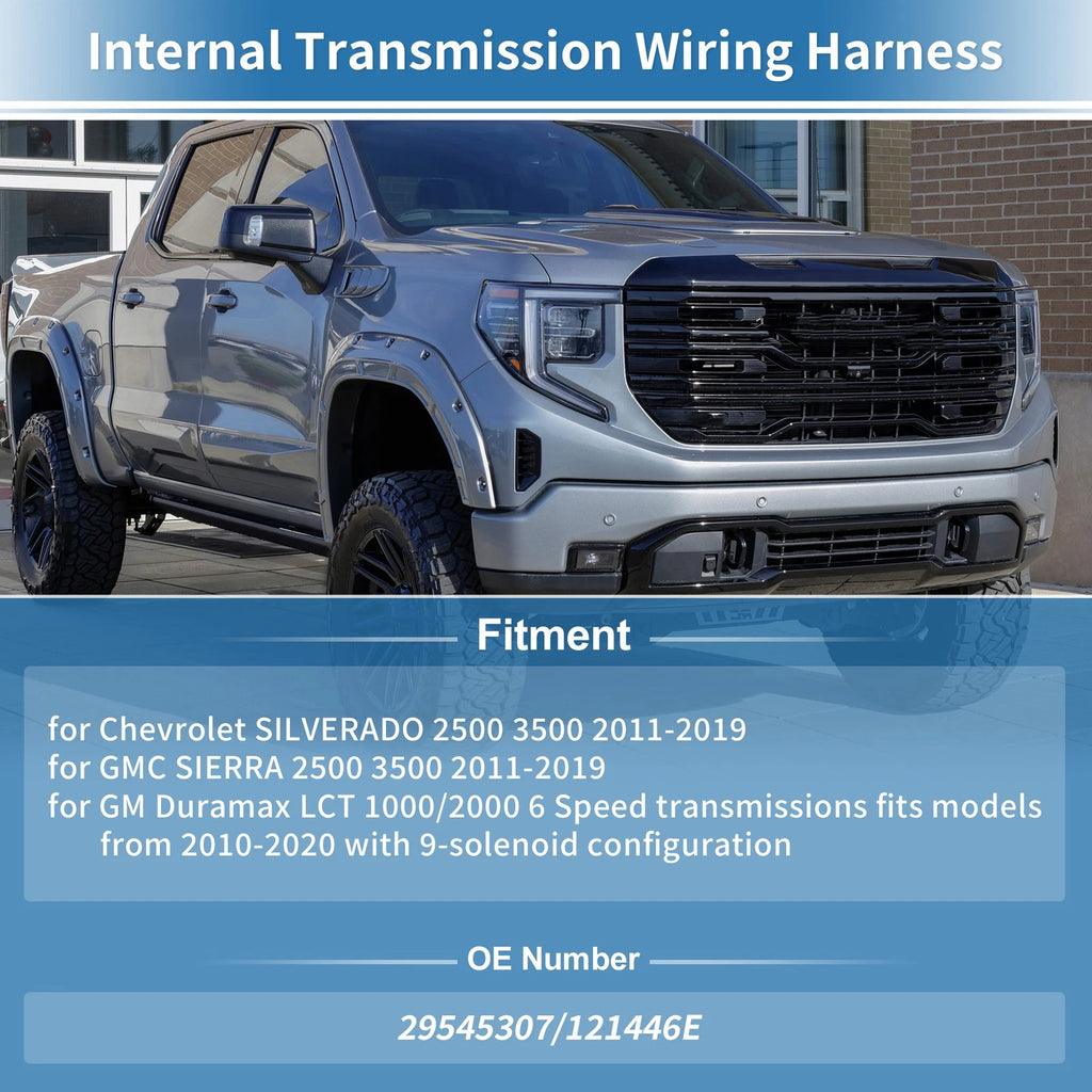 Transmission Wiring Harness for Chevy Silverado 2500 3500 (2011–2019) No.29545307