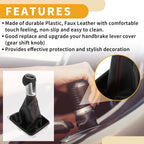 6 Speed Gear Shifter Knob with Cover for Volkswagen Golf VII (2013–2020)