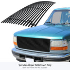 Black Billet Grille Insert for Ford Bronco/F-Series Pickup (1992-1996)