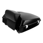 Chopped Trunk Backrest Pad Mount Rack for Harley Touring Road Glide (2009–2013)