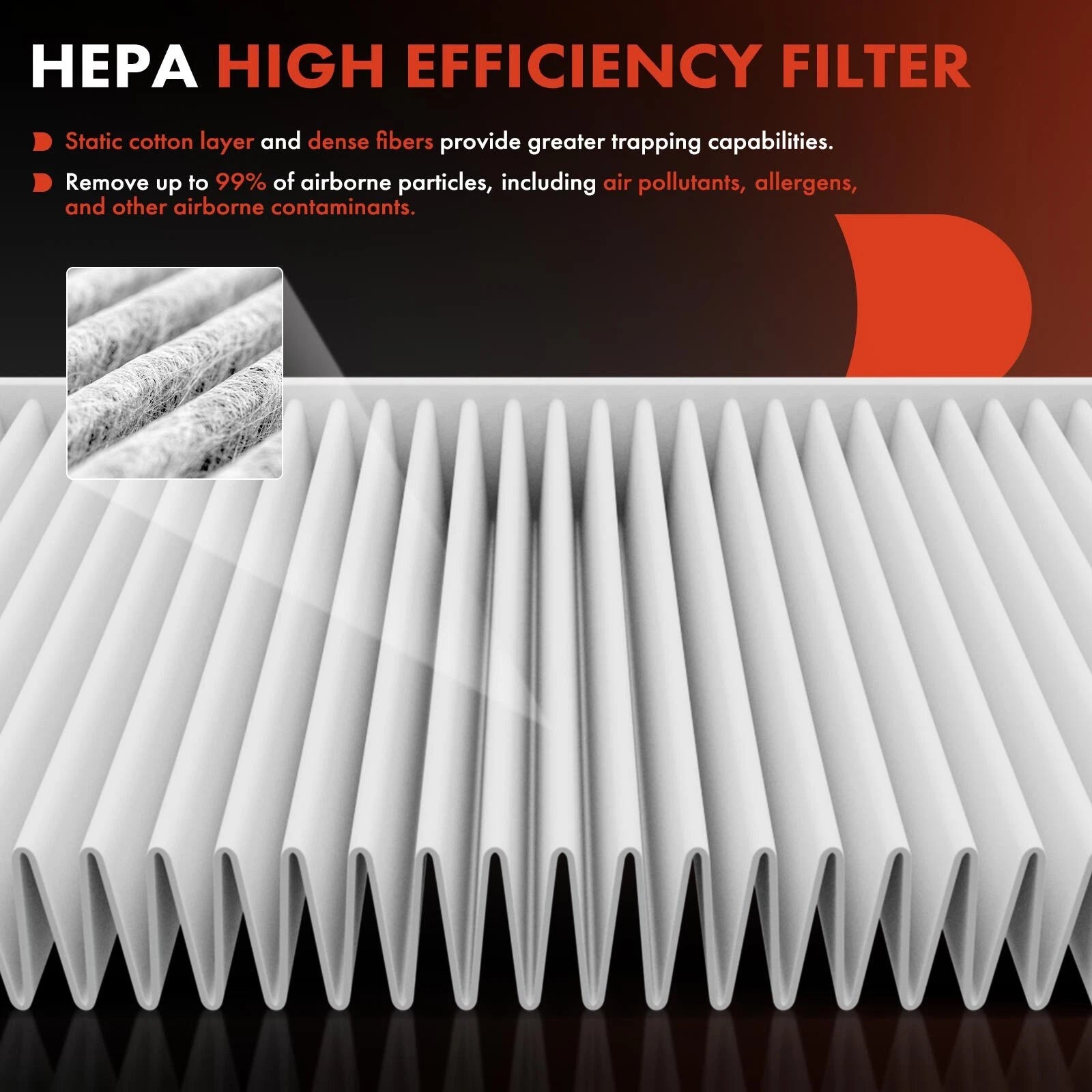 Set of 4 Activated Carbon Cabin Air Filters for Benz E350, BMW i3, Mini Cooper