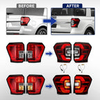 Halogen Upgrade LED Tail Lights for Ford Expedition XLT XL (2022–2025)