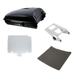 Black Razor Trunk Mount Rack Base Plate for Harley Road Street Glide (2014–2026)