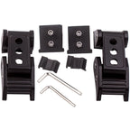 2 Pcs Hood Latch Locking Catch for Jeep Wrangler JK JL (2007–2023) w/Rubber Pads