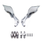 Alloy Twist Diamond Custom Mirror for Honda Kawasaki Suzuki Cruiser (All Years)