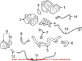 Engine Coolant Hose for BMW (11537795136)