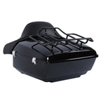 Black King Trunk Backrest Mount Rack for Harley Touring Road Glide (2014–2026)