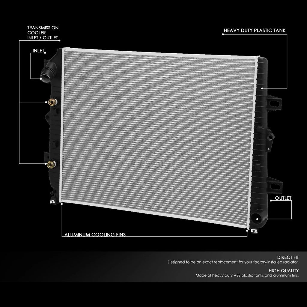Aluminum Radiator for GMC Sierra, Chevy Silverado 6.6 (2011–2016) DPI 13244