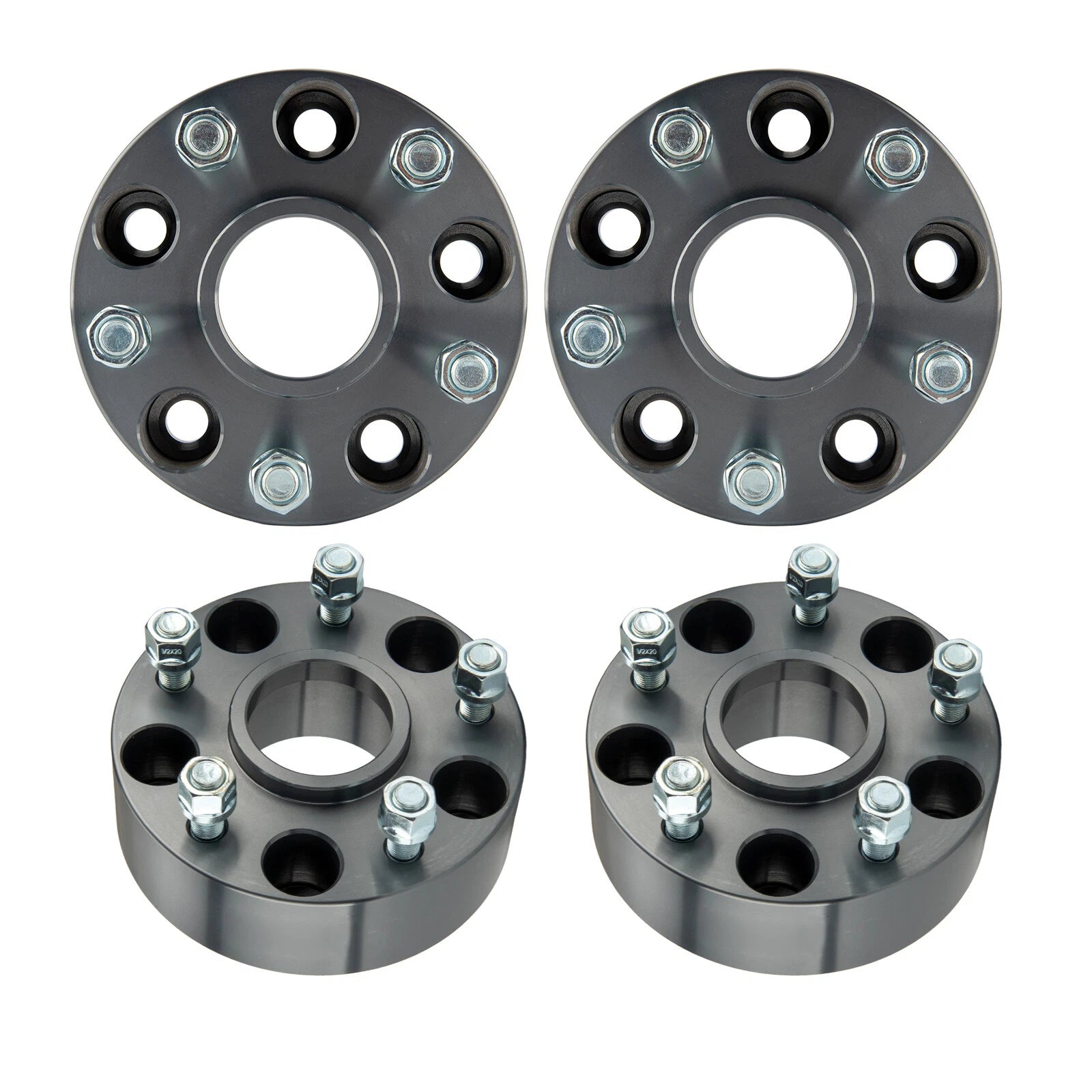 2" 5x5 Wheel Spacer for Jeep Wrangler (2007–2017) Front (1/2"-20)