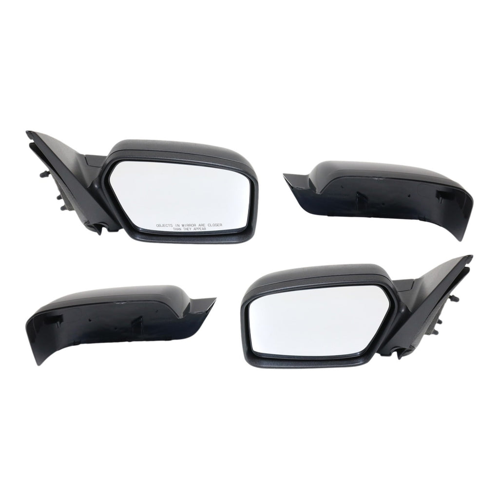 Power Mirror Set of 2 for Ford Fusion (2006–2010) Black