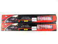 400mm Red/Chrome Rear Shock Absorbers for Suzuki RM400