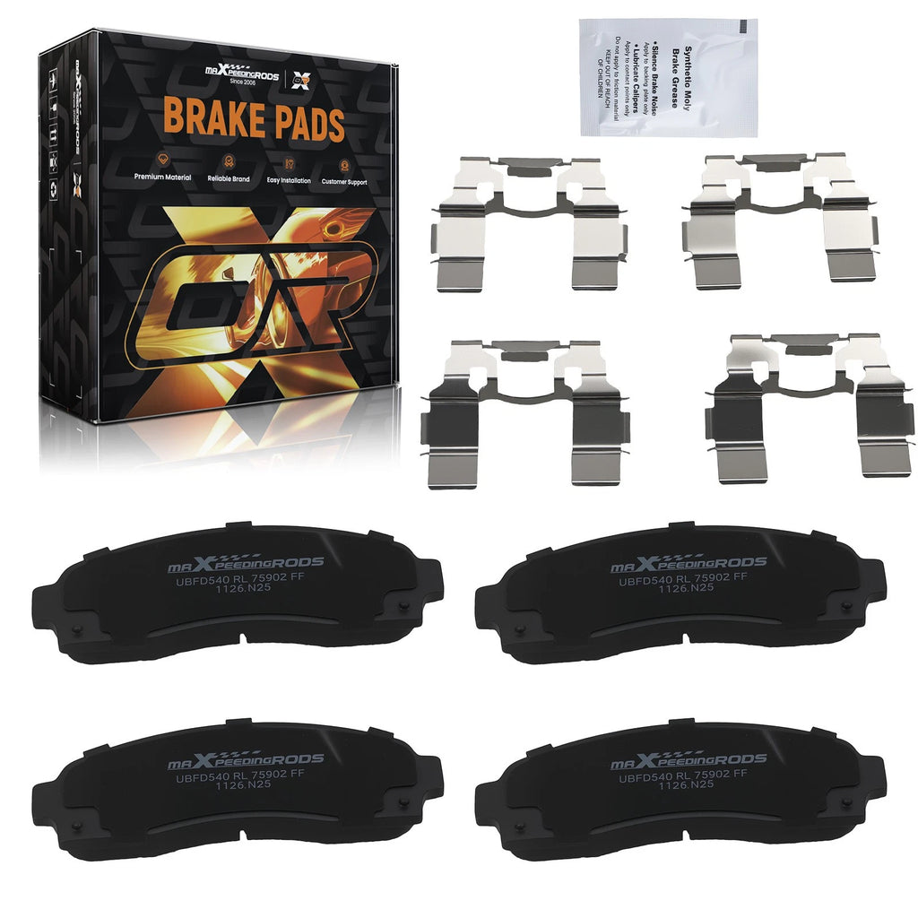 Front Ceramic Brake Pads Set of 4 for Ford Explorer Ranger/Mazda B2300 B3000 B4000