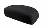 Leather Console Lid Armrest Cover for Hyundai Elantra (2007–2010) Purple Stitch