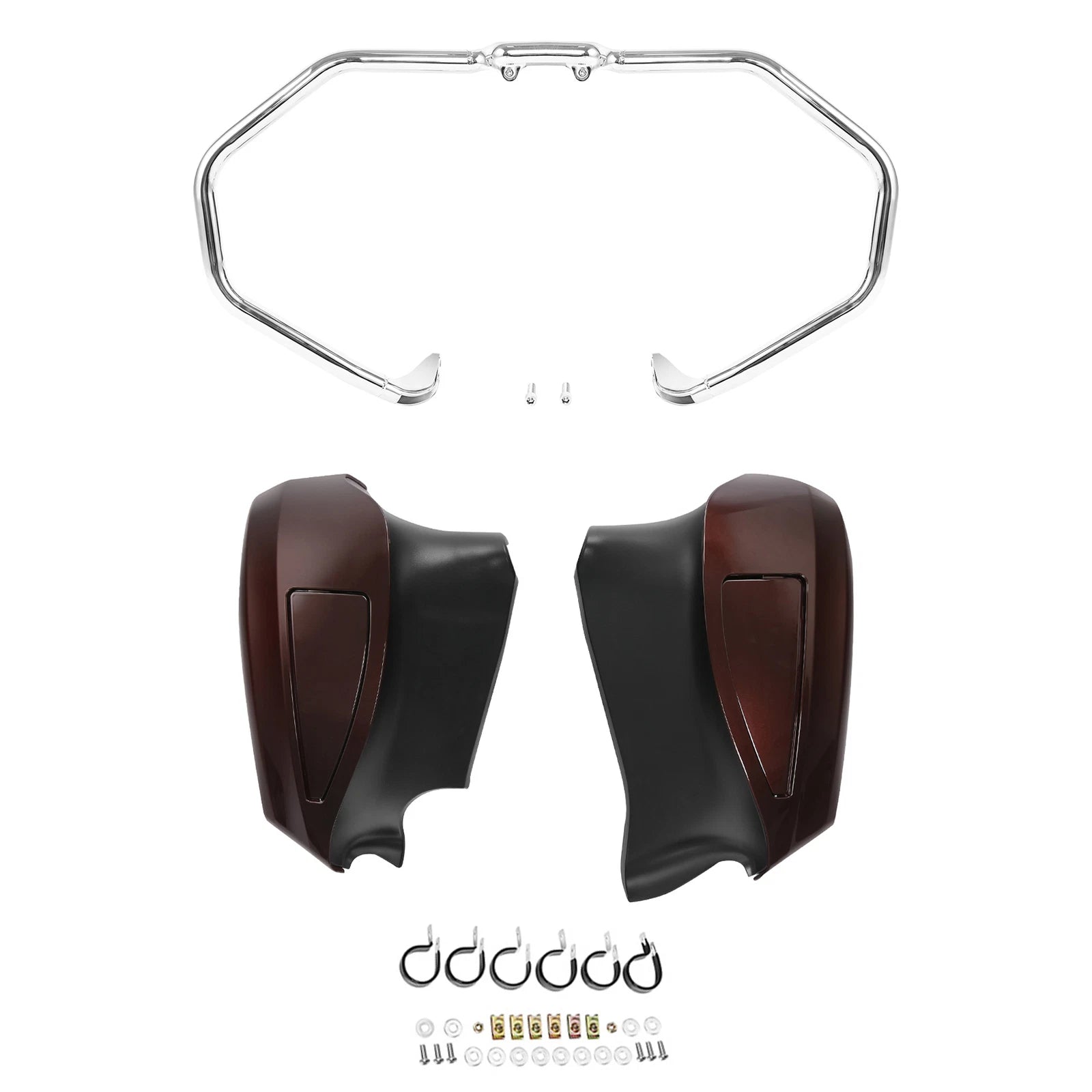 Engine Guard Highway Bar & Lower Fairings for Indian Springfield Dark Horse (2016–2024)