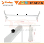 2X Steel Roof Cargo Bars Rack for White Van (600lb Capacity)