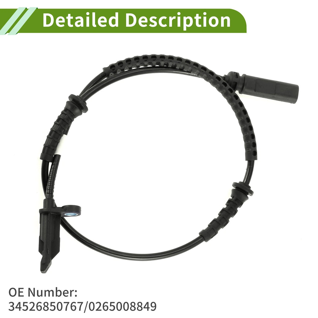 ABS Wheel Speed Sensor No. 34526850767 for BMW X1 (2016–2017)