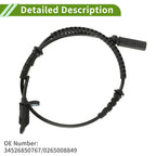 ABS Wheel Speed Sensor No. 34526850767 for BMW X1 (2016–2017)