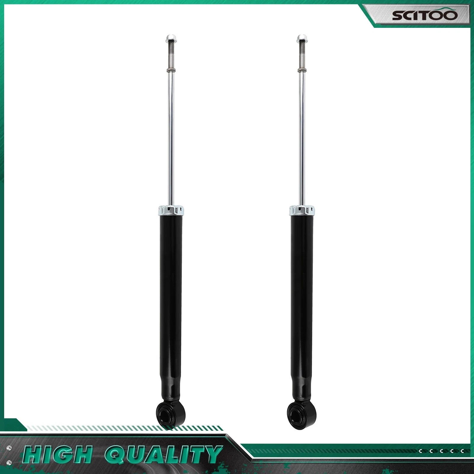 Pair Rear Shock Struts for Toyota Sienna (2004–2020) 48510-08010, 48510-08011