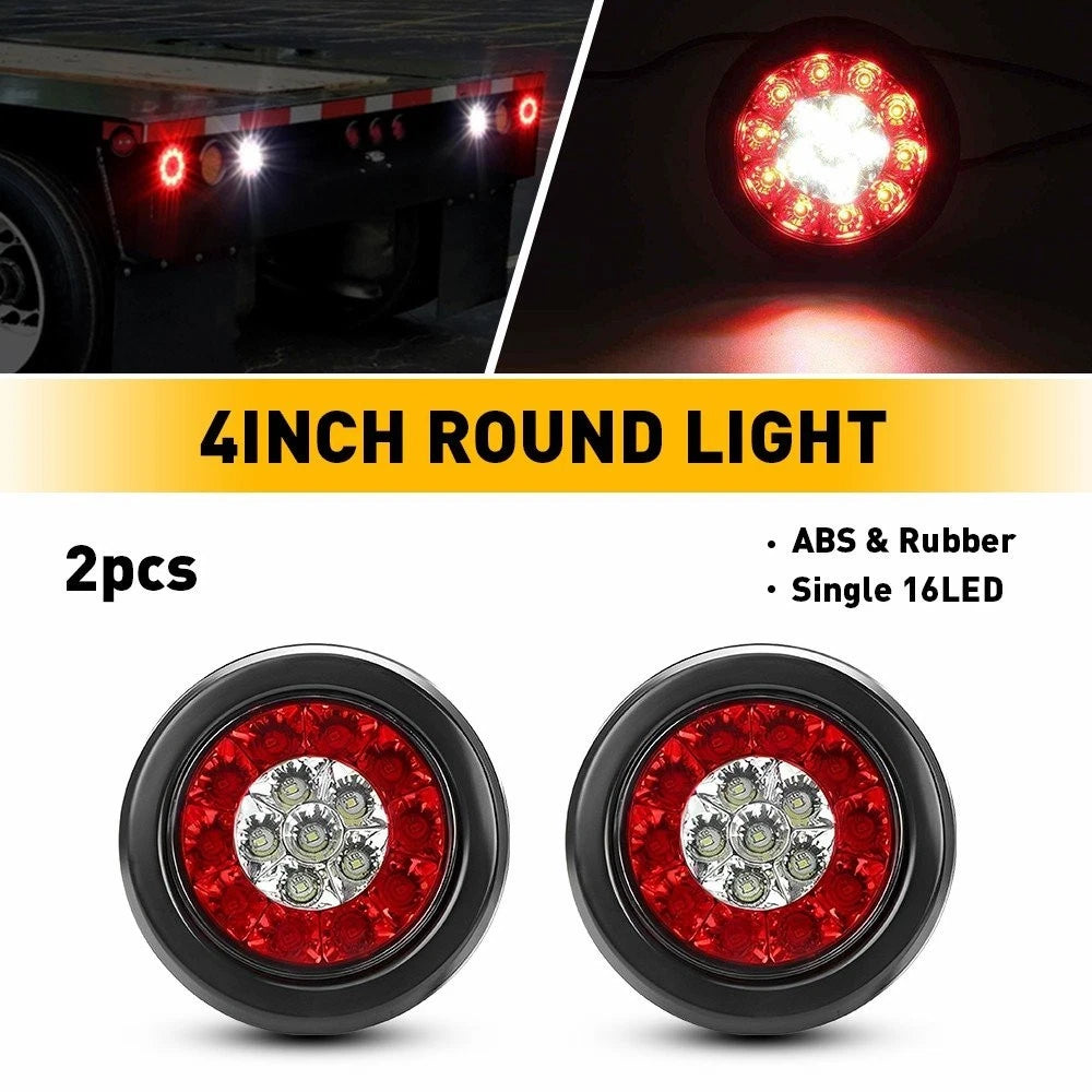 LED Round Tail Stop Light for Truck Trailer (V)
