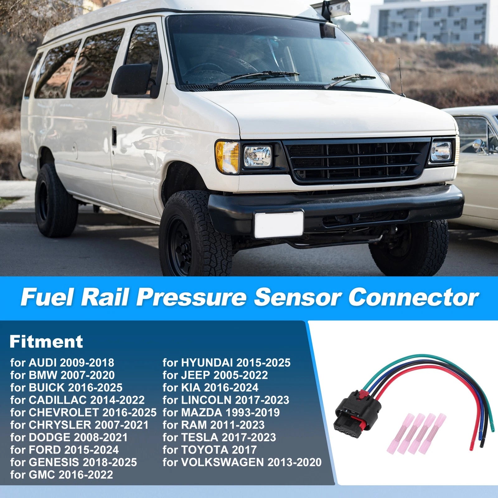Fuel Rail Pressure Sensor Connector Pigtail for GMC L5P Duramax 2017–2023