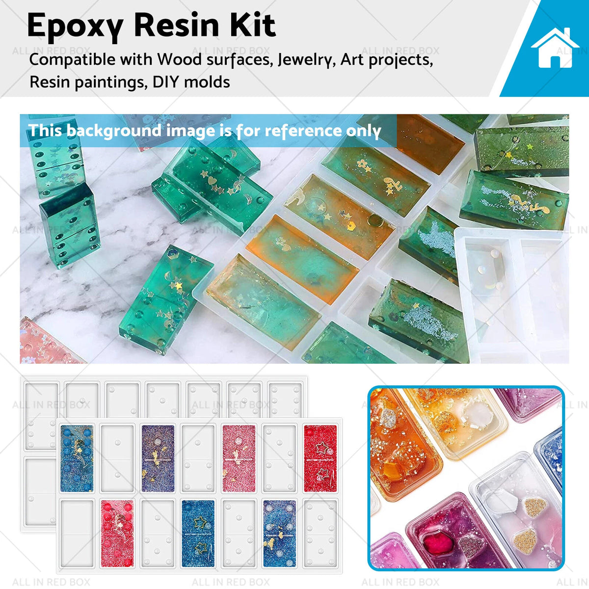 UV Resin Epoxy for DIY Crafts (25g, 50g, 100g, 200g)