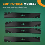 Set of 4 Mulching Blades for Toro Exmark ECKA30 (2010-2020)