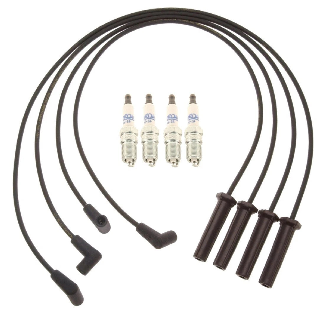 Set of 4 Ignition Wire Set for Chevy GMC 2.2 RWD (ACDelco, GM OE)