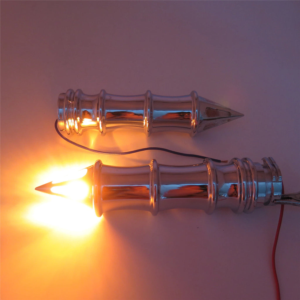 Spike 1" Hand Grip with Turn Signals for Kawasaki Vulcan 500 800 900 1500