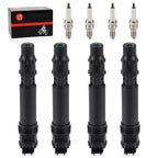 Ignition Coils & Iridium Spark Plug Set for Honda CBR1000RR (2004-2007)