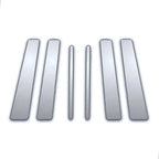 6Pc Chrome Pillar Post Covers for Lincoln Continental (1988–1994)