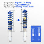 Coilover Suspension for VW Golf/Jetta MK4/Beetle (1998-2010)