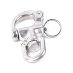 1pcs / 70mm / Marine Grade 316 Stainless Steel Snap Shackle With Swivel Bail