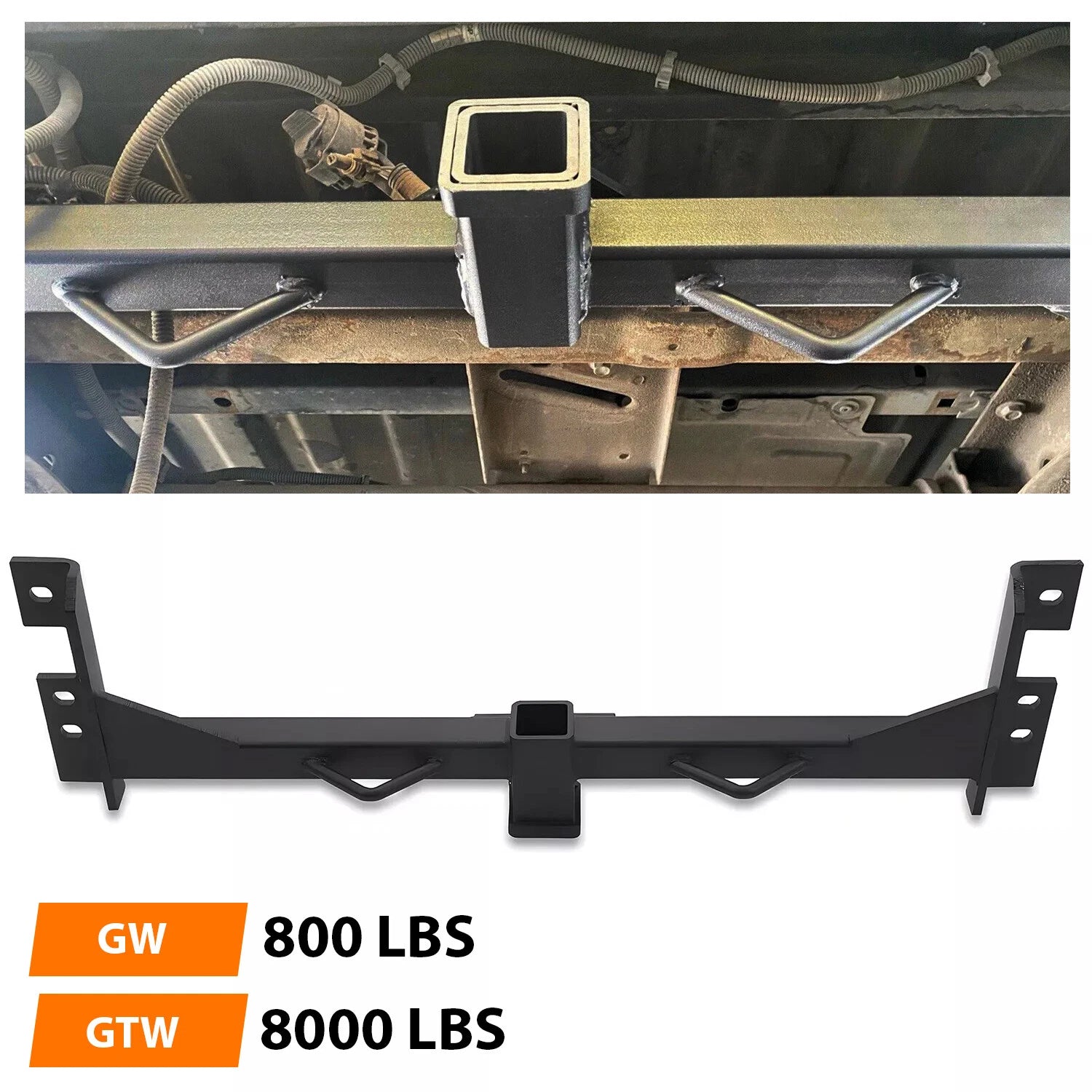 2" Trailer Hitch Receiver for Chevy GMC Silverado Sierra (1999–2007)
