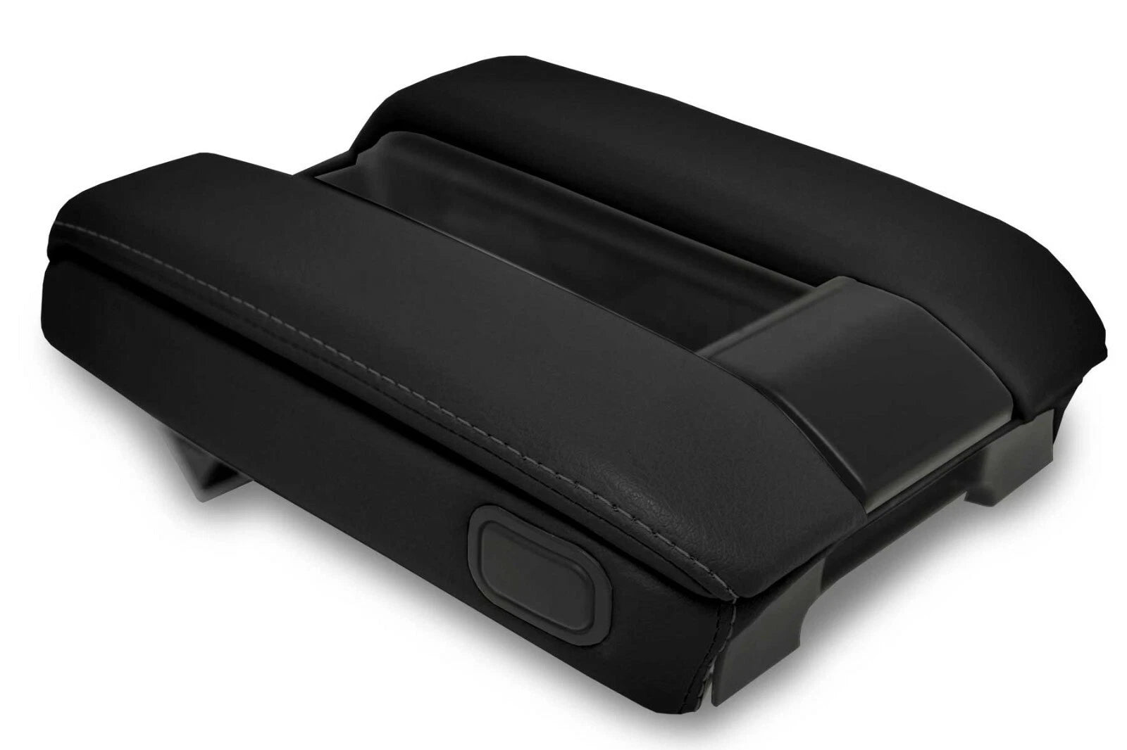 Leather Console Lid Armrest Cover for BMW E38 (1995–2001) Black