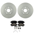 Set of 2 Bosch QuietCast Front Rotors & TRW Pro Ceramic Pads for LS400 (1992)