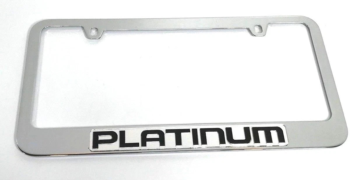 Platinum License Plate Frame for Ford Platinum (2011–2016)
