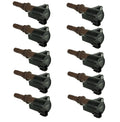 Set of 10 NGK Direct Ignition Coils for Ford F-250 F-350 Super Duty F53 (1999–2023)