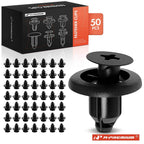 50Pcs 7mm Black Nylon Fender Liner Clips for Subaru Forester (2014–2023)