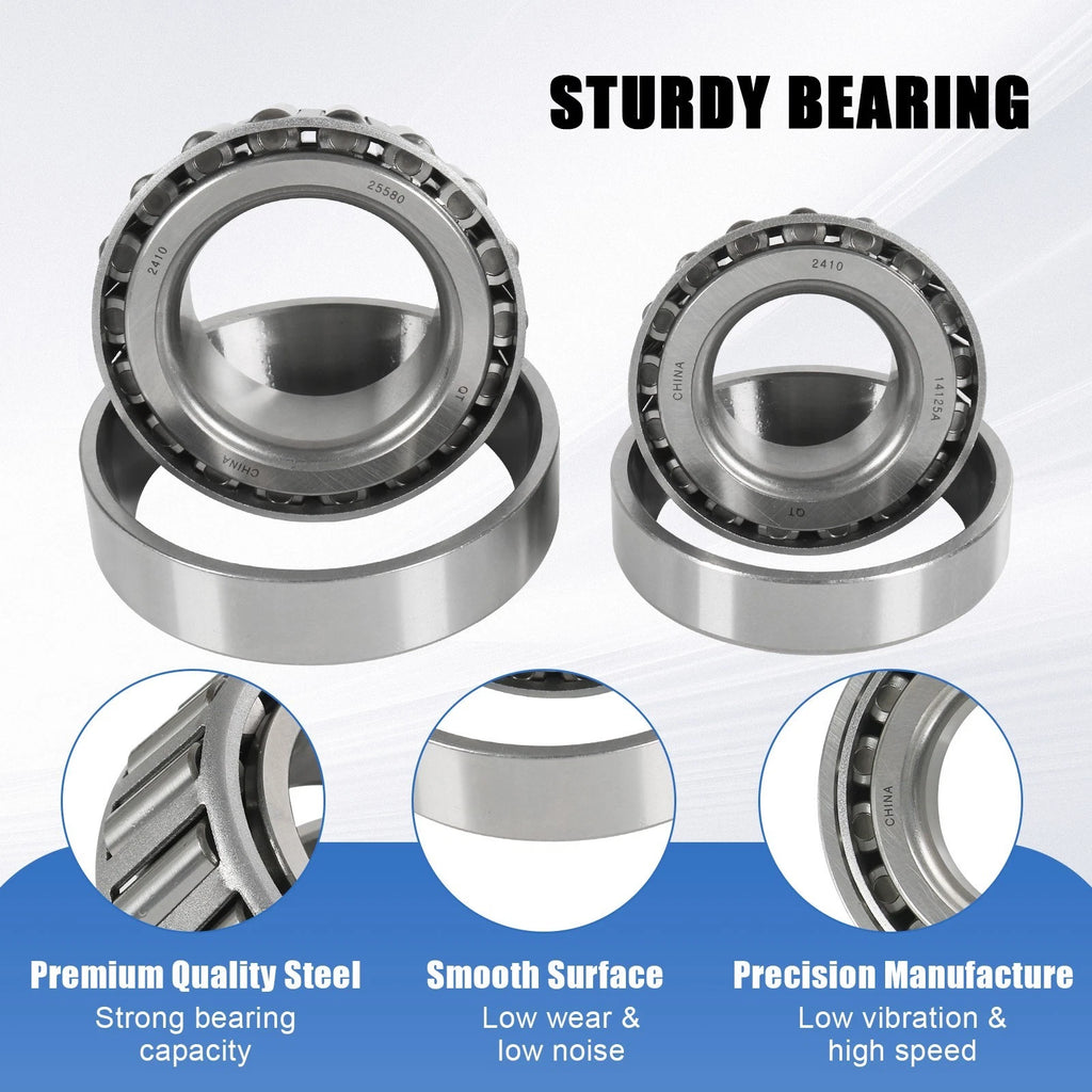 Set of 4 Boat Trailer Hub Wheel Bearings for 5200-7000lb Axles