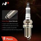 Set of 8 Nickel Spark Plugs for Dodge Ram 2500 (1995–1996)