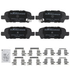 Set of 4 Rear Ceramic Brake Pads for Nissan 350Z 370Z Altima Juke Infiniti