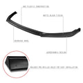 3Pc Front Bumper Lip Splitter Diffuser for VW Golf (2018–2021) Matte Black