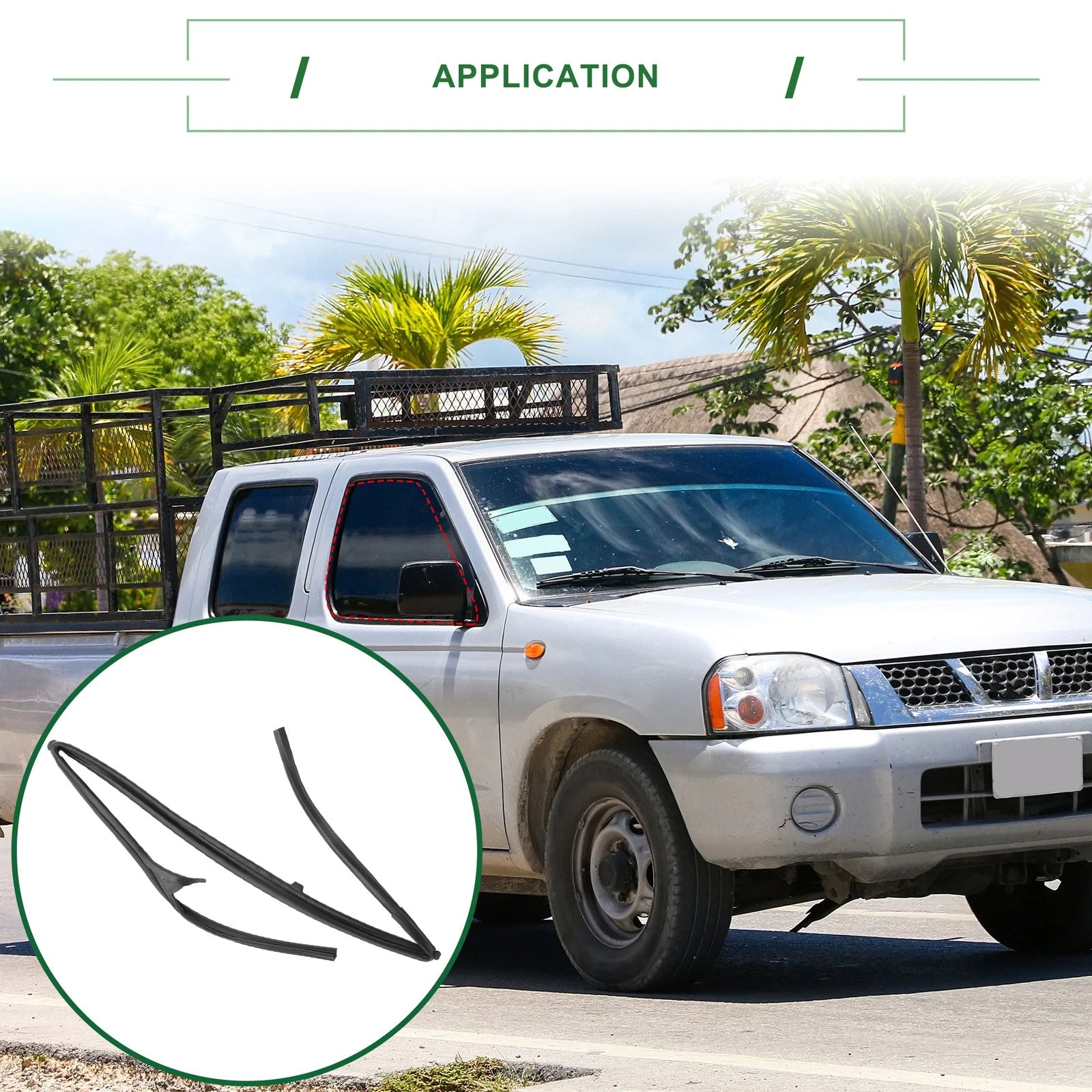 Front Right Door Window Run Channel Seal Strip No. 808302S400 for Nissan 