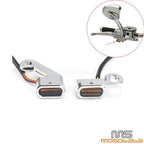 Mini LED Turn Signal Lights for Harley Softail Dyna Touring (2014-2023)